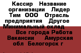 Кассир › Название организации ­ Лидер Тим, ООО › Отрасль предприятия ­ Другое › Минимальный оклад ­ 26 000 - Все города Работа » Вакансии   . Амурская обл.,Белогорск г.